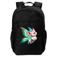 Happy Flying Pig With Butterfly Wings Fly Pig Lovers Backpack