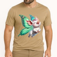 Happy Flying Pig With Butterfly Wings Fly Pig Lovers Performance Shirt