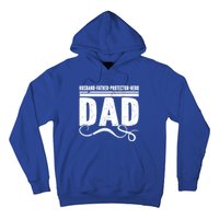 Husband Father Protector Hero Best Dad Ever Fathers Day Gift Hoodie