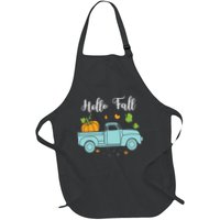 Hello Fall Pumpkin Vintage Truck Apron
