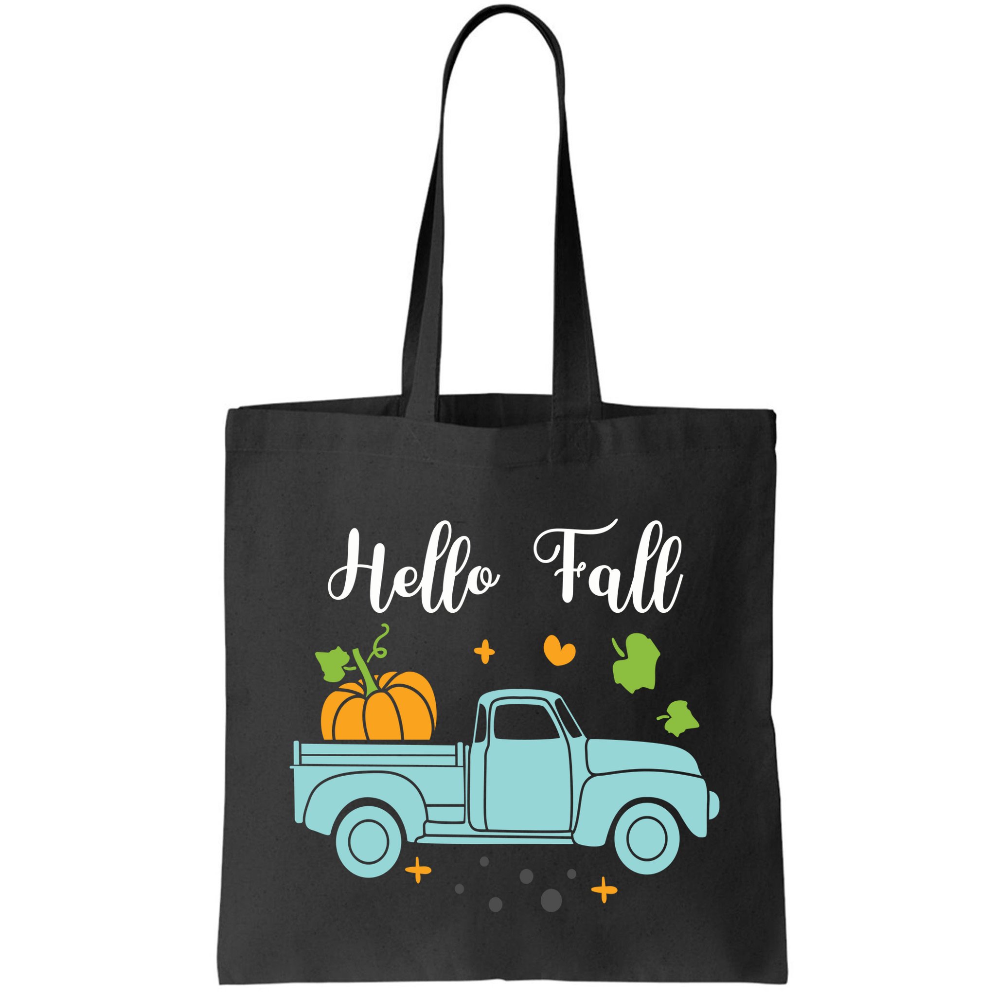 Hello Fall Pumpkin Vintage Truck Bag