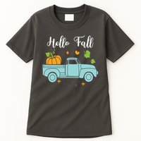 Hello Fall Pumpkin Vintage Truck Tall T-Shirt