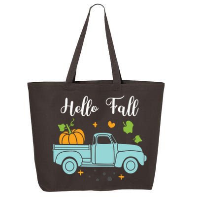 Hello Fall Pumpkin Vintage Truck 25L Jumbo Tote