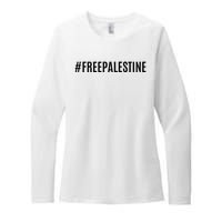 Hashtag Free Palestine For Women Gaza Womens CVC Long Sleeve Shirt