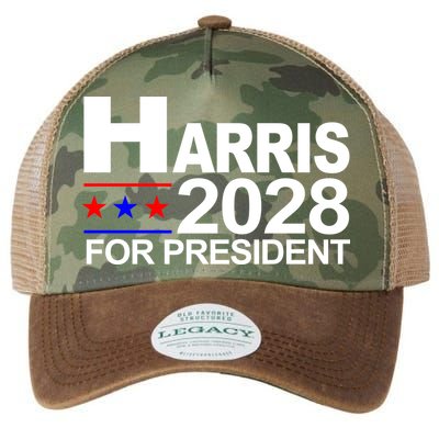 Harris For President 2028  Legacy Tie Dye Trucker Hat