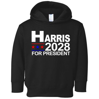 Harris For President 2028  Toddler Hoodie