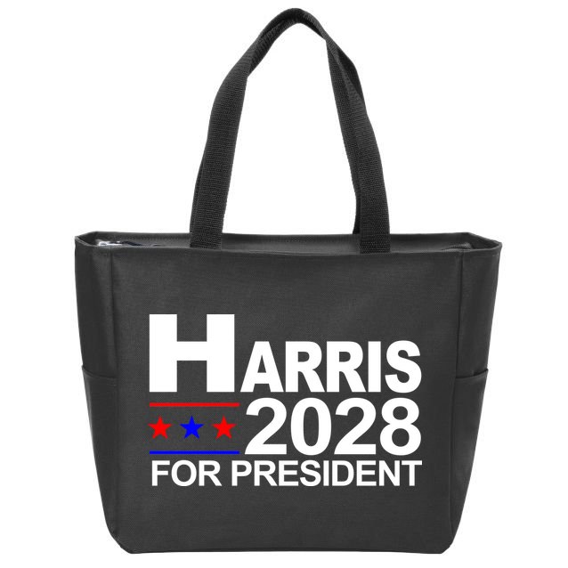 Harris For President 2028  Zip Tote Bag
