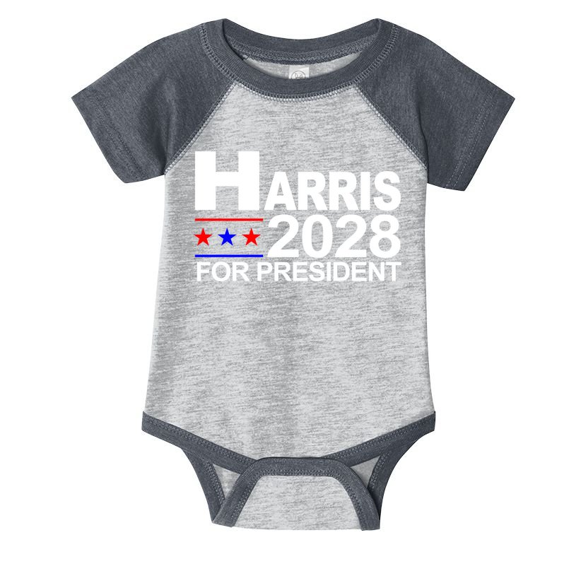 Harris For President 2028  Infant Baby Jersey Bodysuit