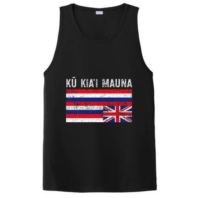 Hawaiian Flag Protest Protect Mauna Kea Ku Kiai Mauna PosiCharge Competitor Tank