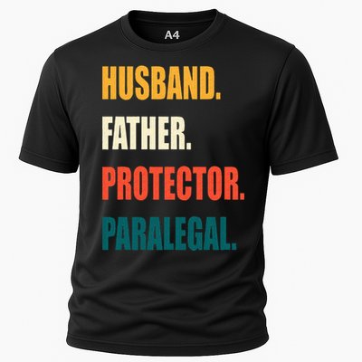 Husband Father Protector Paralegal Cooling Performance Crew T-Shirt