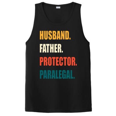 Husband Father Protector Paralegal PosiCharge Competitor Tank