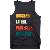 Husband Father Protector Paralegal Tank Top