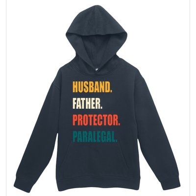 Husband Father Protector Paralegal Urban Pullover Hoodie