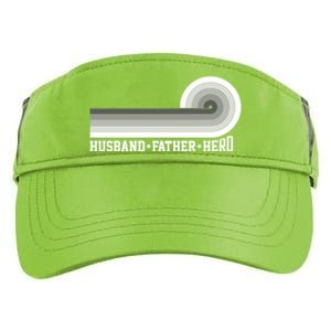 Husband Father Protector Hero Legend Happy Fathers Day Cute Gift Adult Drive Performance Visor