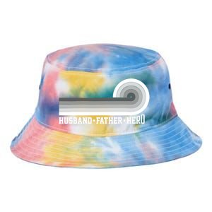 Husband Father Protector Hero Legend Happy Fathers Day Cute Gift Tie Dye Newport Bucket Hat