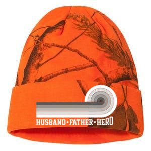 Husband Father Protector Hero Legend Happy Fathers Day Cute Gift Kati Licensed 12" Camo Beanie