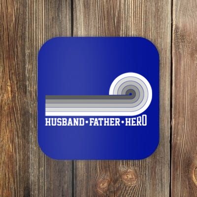 Husband Father Protector Hero Legend Happy Fathers Day Cute Gift Coaster