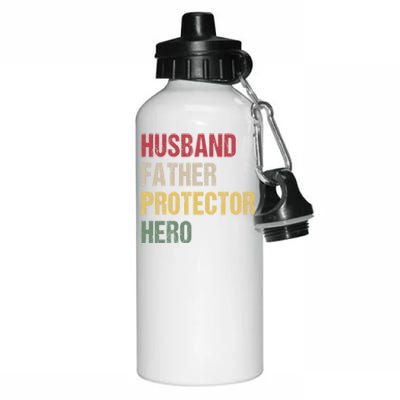 Husband Father Protector Hero Gift Aluminum Water Bottle 