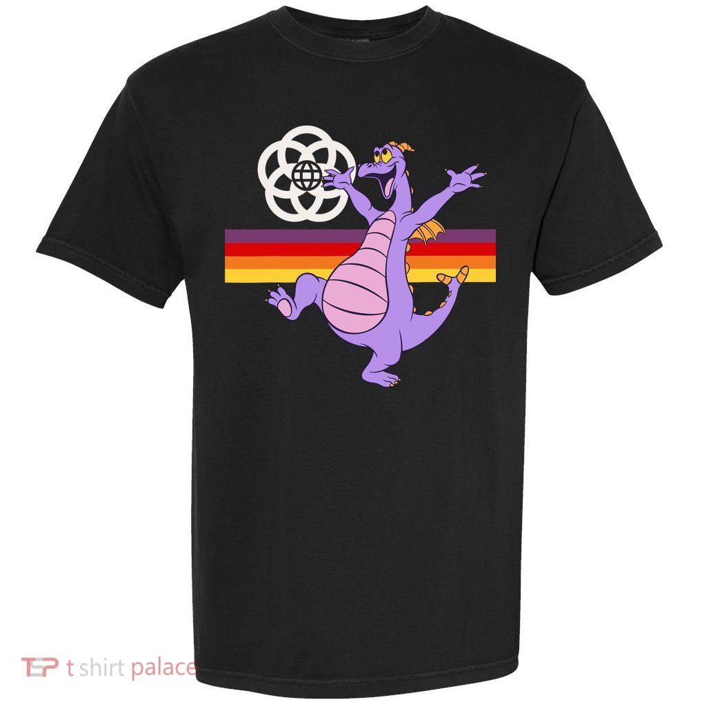 Happy Figment Purple Dragon Of Imagination Garment-Dyed Heavyweight T-Shirt