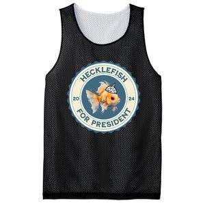 Hecklefish For President 2024 Mesh Reversible Basketball Jersey Tank