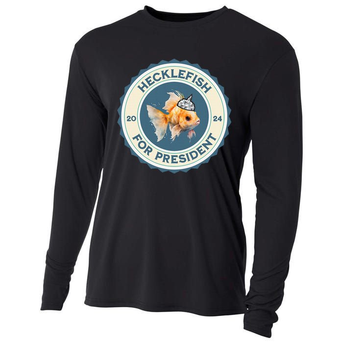 Hecklefish For President 2024 Cooling Performance Long Sleeve Crew