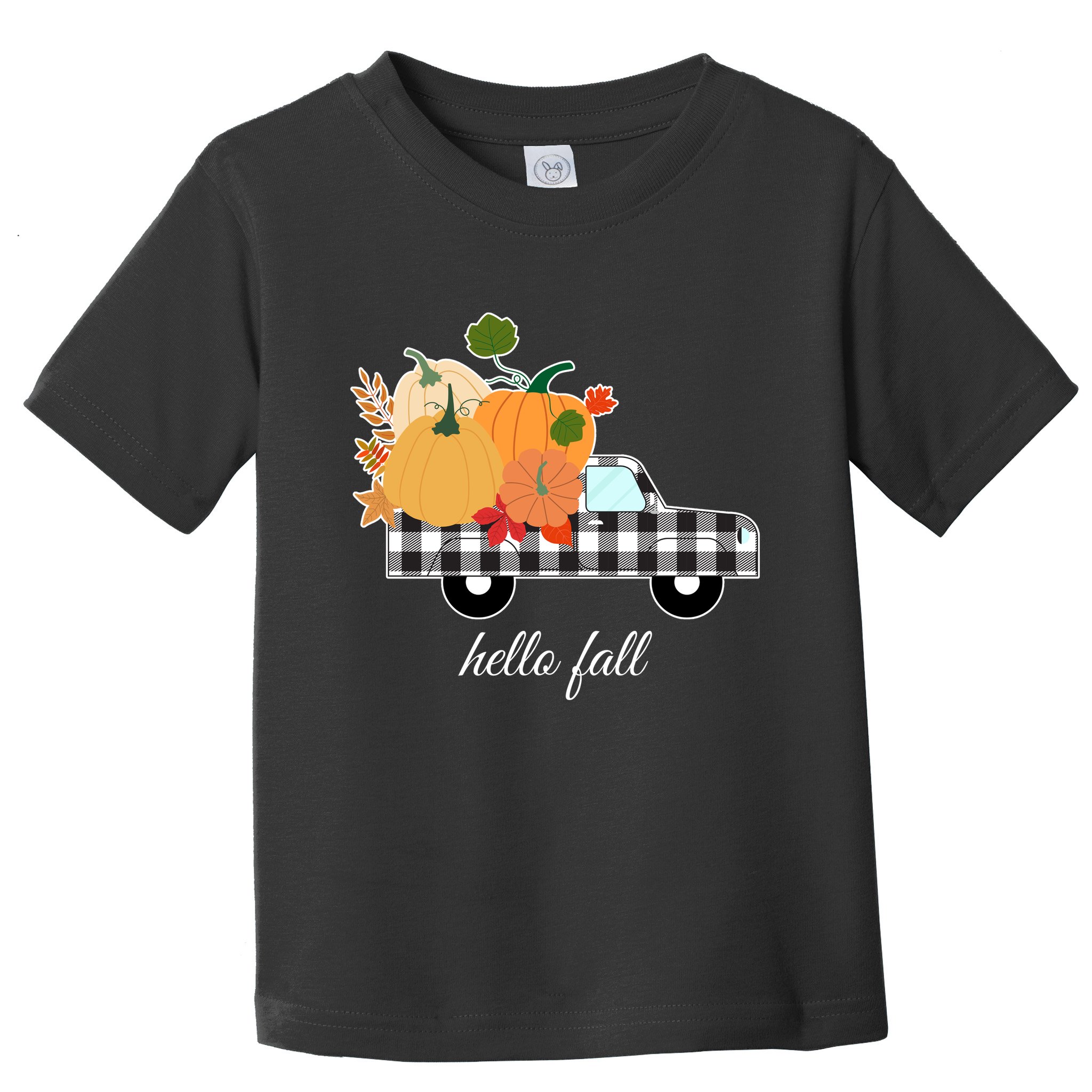 Hello Fall Pumpkin Patch Vintage Truck Toddler T-Shirt