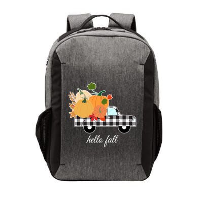 Hello Fall Pumpkin Patch Vintage Truck Vector Backpack