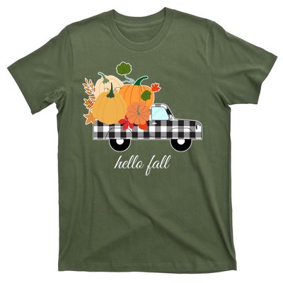 Hello Fall Pumpkin Patch Vintage Truck T-Shirt