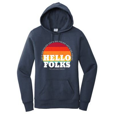 Hello Folks Premium Women's Pullover Hoodie