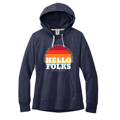 Hello Folks Premium Women's Fleece Hoodie