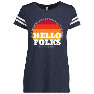 Hello Folks Premium Enza Ladies Jersey Football T-Shirt