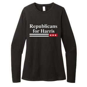 Harris For President Republicans For Kamala Harris Womens CVC Long Sleeve Shirt