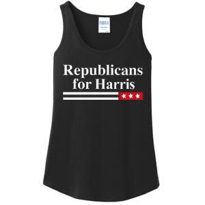 Harris For President Republicans For Kamala Harris Ladies Essential Tank