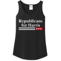 Harris For President Republicans For Kamala Harris Ladies Essential Tank