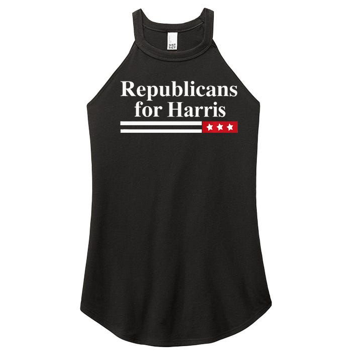 Harris For President Republicans For Kamala Harris Women's Perfect Tri Rocker Tank