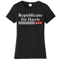 Harris For President Republicans For Kamala Harris Women's T-Shirt