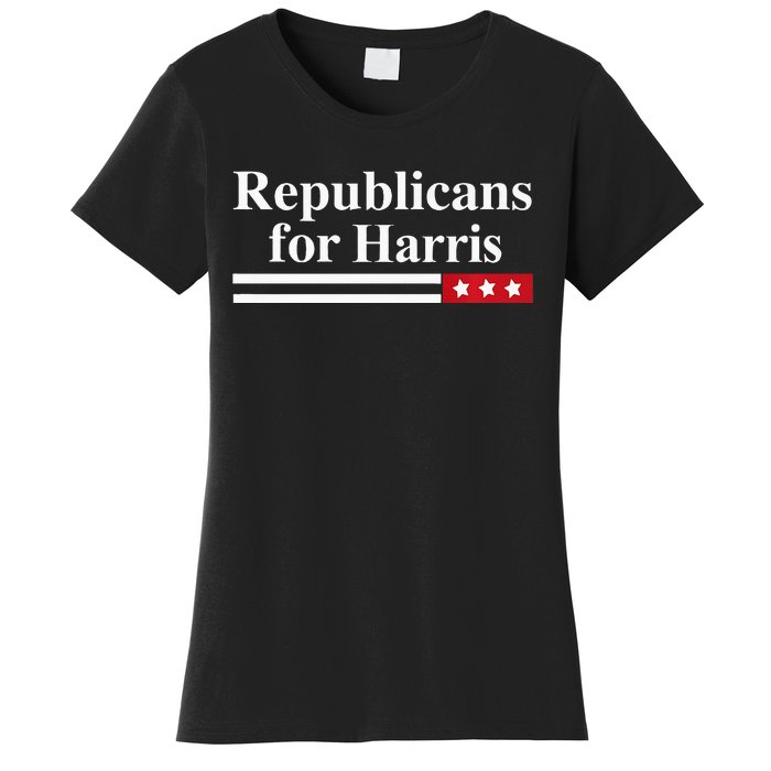 Harris For President Republicans For Kamala Harris Women's T-Shirt