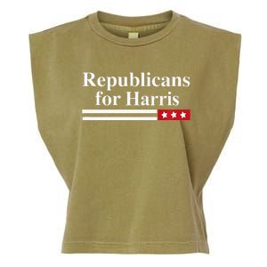 Harris For President Republicans For Kamala Harris Garment-Dyed Women's Muscle Tee