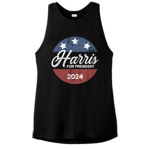 Harris For President Kamala Harris For President Ladies PosiCharge Tri-Blend Wicking Tank