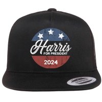 Harris For President Kamala Harris For President Flat Bill Trucker Hat