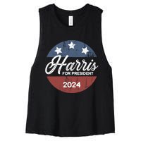 Harris For President Kamala Harris For President Women's Racerback Cropped Tank