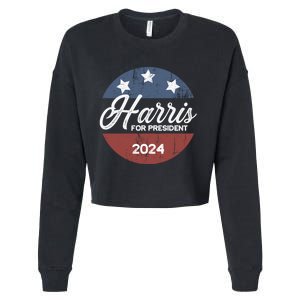 Harris For President Kamala Harris For President Cropped Pullover Crew