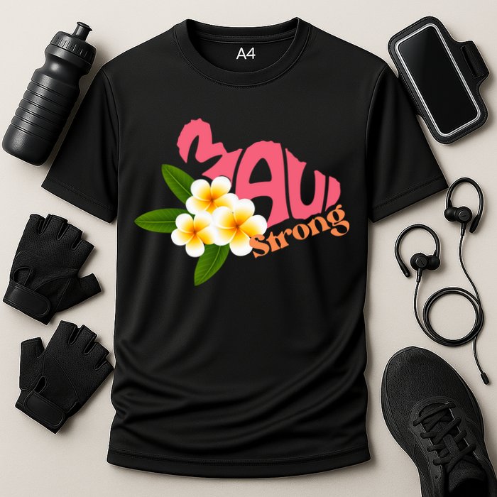 Hawaii Fires Pray For Maui Hawaii Strong Gift Cooling Performance Crew T-Shirt
