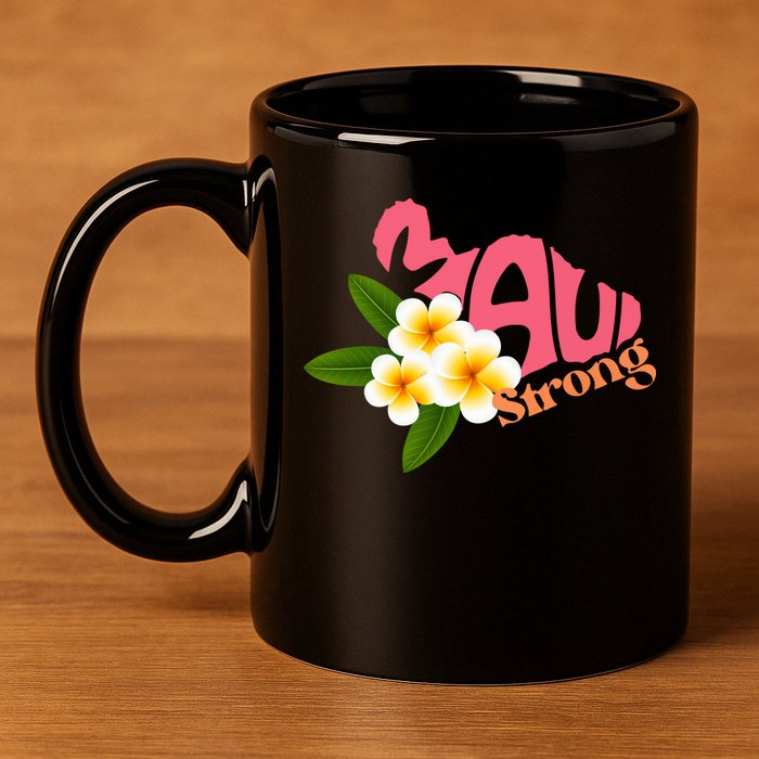 Hawaii Fires Pray For Maui Hawaii Strong Gift 11oz C Handle Ceramic Mug
