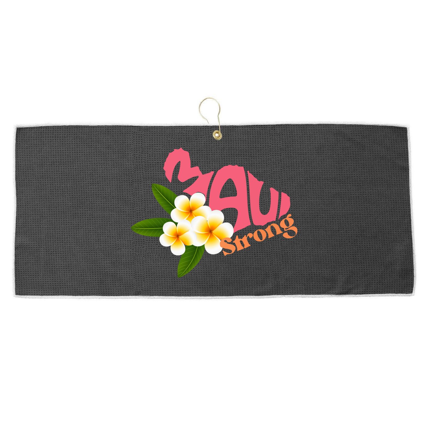 Hawaii Fires Pray For Maui Hawaii Strong Gift Large Microfiber Waffle Golf Towel