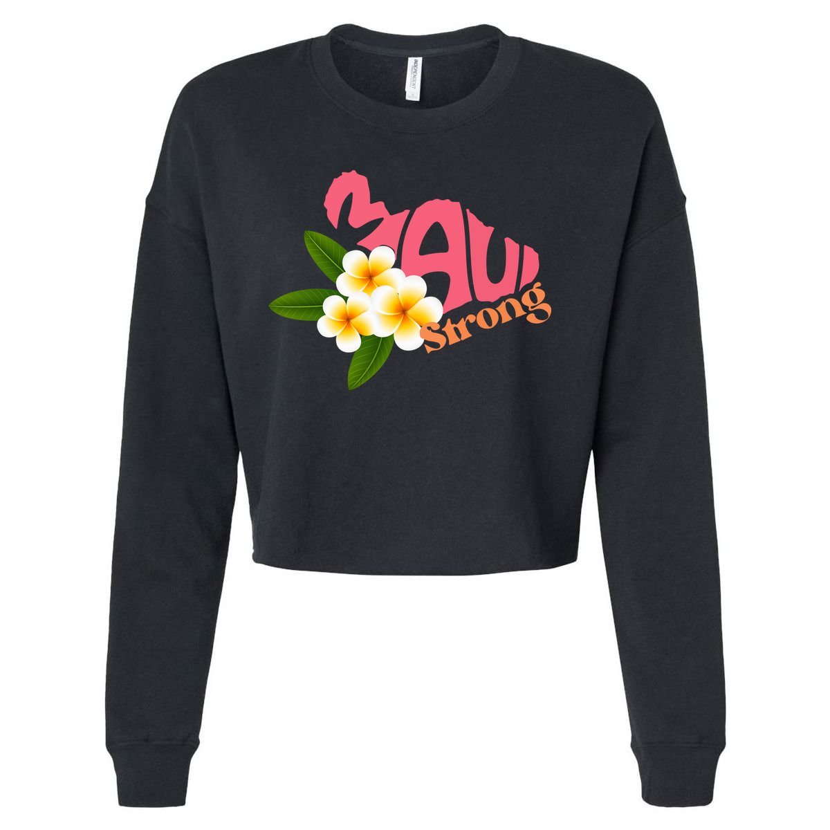 Hawaii Fires Pray For Maui Hawaii Strong Gift Cropped Pullover Crew