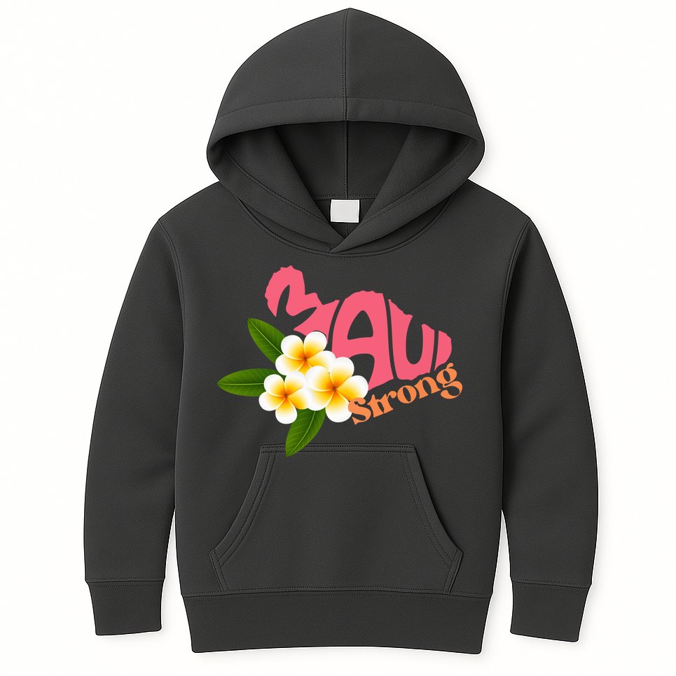 Hawaii Fires Pray For Maui Hawaii Strong Gift Kids Hoodie