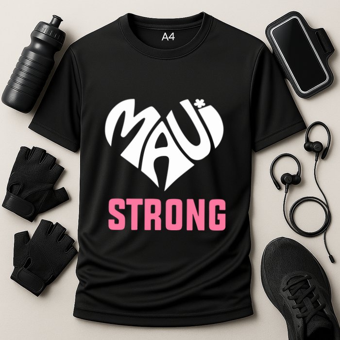 Hawaii Fires Pray For Maui Hawaii Strong Gift Cooling Performance Crew T-Shirt