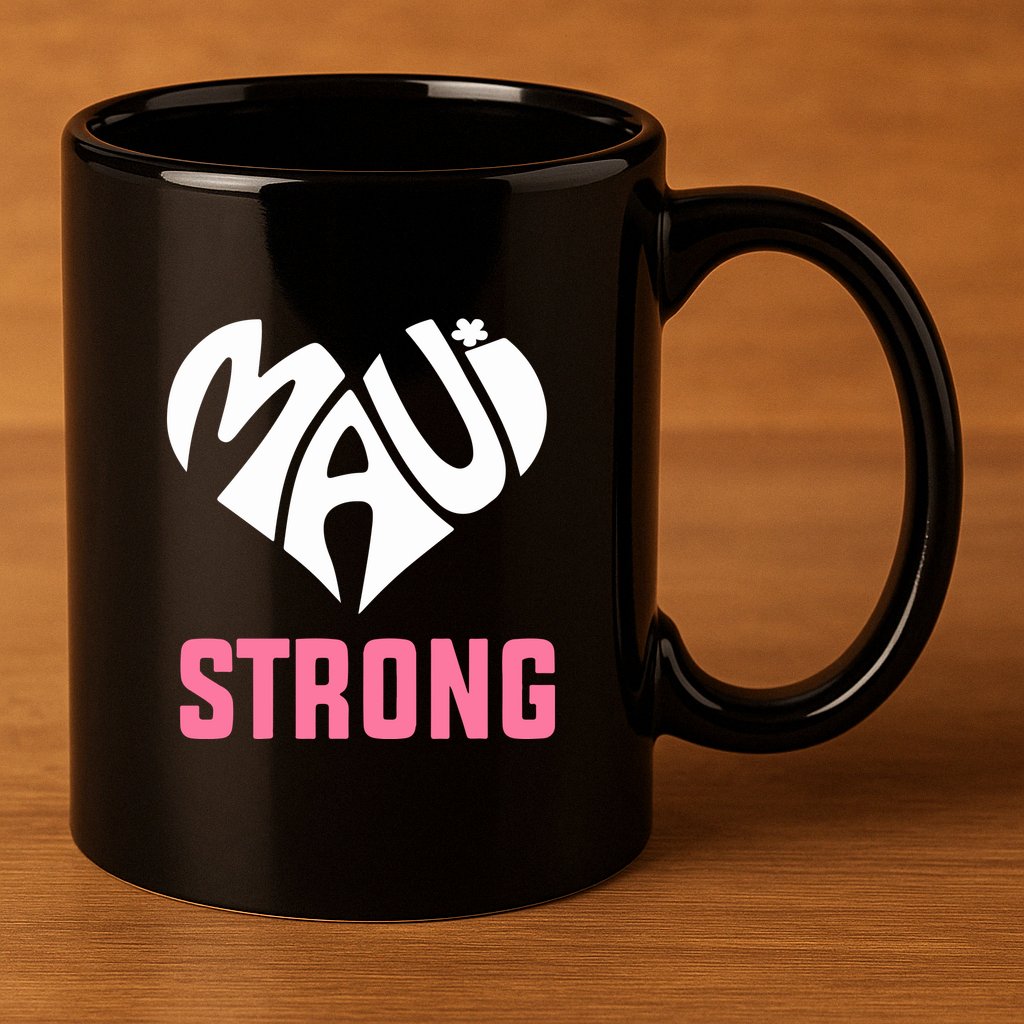 Hawaii Fires Pray For Maui Hawaii Strong Gift 11oz C Handle Ceramic Mug