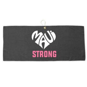 Hawaii Fires Pray For Maui Hawaii Strong Gift Large Microfiber Waffle Golf Towel